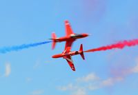  - Red Arrows performing at RIAT 2015 - by Paul H