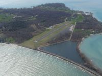  @ Middle Bass Island Airport - Looking SW at 2000 ft - by Bob Simmermon