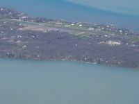  @ Put In Bay Airport - Looking east at 1500 ft. - by Bob Simmermon