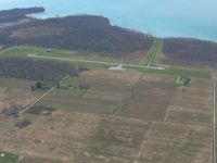  @ North Bass Island Airport - Looking west from 2000 ft. - by Bob Simmermon