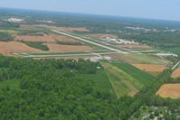  @ Monroe County Airport - Climbing out, looking NE - by Bob Simmermon