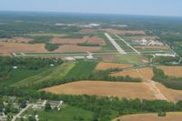  @ Monroe County Airport - Climbing out looking north - by Bob Simmermon