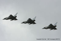  - left to right ZK379, ZK320 and ZK381 in formation over RAF Coningsby - by Chris Hall