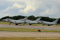  - ZJ937, ZJ805 and ZJ919 lining up on the runway at RAF Coningsby - by Chris Hall