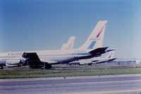  - After United retired the B720-022 from its fleet in 1972, the majority of the aircraft were scattered to MSP or Denver Stapleton to await new owners or the scrap man. N7220U flew again and ended its days in MIA at the George Baker School. Scrapped in 2003 - by GatewayN727