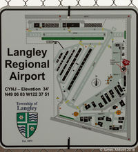  - You are here. Map of Langley Regional Airport - by James Abbott
