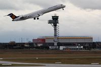  - Departure on rwy 26R, in the back LEJ tower and DHL hub.... - by Holger Zengler
