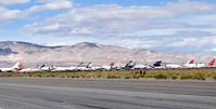  @ Hemavan Airport - KHMV Boneyard view from Runway 30 in N64023 - by adenhart