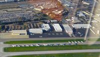  - A closer view of the Atlantic Jet Center parking at San Jose International Airport, San Jose, CA. This was taken on Super Bowl 50 Sunday at nearby Santa Clara, CA. - by Chris Leipelt