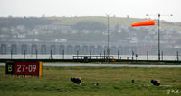  - View south across the airfield towards the River Tay and the Tay Rail Bridge - at Dundee Riverside airport EGPN - by Clive Pattle