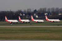 - Airberlin planes parked at western end of airport - by Günter Reichwein