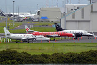  - Great line-up: 2 Metros, an IAI Westwind and a BAe Jetstream - by Micha Lueck
