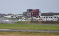  - Main terminal building/control tower being renovated. - by Roger Winser