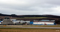  - The west side of the airport and control tower at Aberdeen EGPD - by Clive Pattle