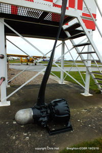 - Halifax prop blade recovered from a crash site near Howden. The crash was the result of a mid-air collision between LK834, LK-E and MZ696, LK-K of 578 Sqdn based at RAF Burn - by Chris Hall