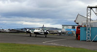  - Apron and hangar view at Perth EGPT - by Clive Pattle