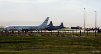  - On the 15(R) Sqn apron at RAF Lossiemouth EGQS  - participants in Exercise Joint Warrior 16-1. Incl P-8A 168764 Coded LD-764 of USN VP-10, 140104 CP-140 RCAF 14 Wing, 3296 P-3C 333 Skv RNoAF and 3 F-16C and 2 F-16D of the Turkish A.F. 181 Filo - by Clive Pattle