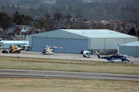  - Bond Offshore Helicopters hangar and apron on east side Aberdeen EGPD - by Clive Pattle