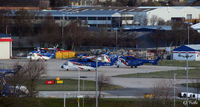  - Bristow Helicopters hangar and apron on west side Aberdeen EGPD - by Clive Pattle