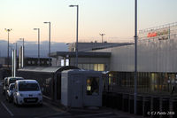  - Evening shot outside the main passenger terminal at Aberdeen EGPD - by Clive Pattle