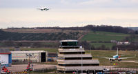  - Lots of activity at Aberdeen EGPD - can you see the line of oil workers boarding their helicopter ? - by Clive Pattle