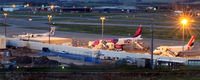  - Aberdeen Airport - evening action at EGPD - by Clive Pattle