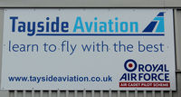  - Tayside Aviation sign at Dundee Riverside EGPN - by Clive Pattle