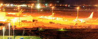  - Nightime gate view at Aberdeen EGPD - by Clive Pattle