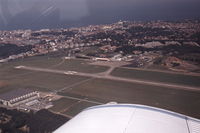  @ Biarritz-Bayonne Airport - Downwind to rwy 10 (currently 09) With OO-TVO. July 1976. - by Raymond De Clercq