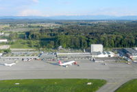  - Friedrichshafen also known as Bodensee Airport is hometown of the Zeppelins, still flying around Lake Constance today. - by Jean M Braun