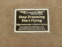  - Camarillo Flight Instruction Tribute Plaque at CMA Aircraft Public View Park - by Doug Robertson