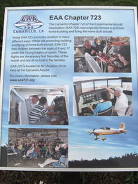  - EAA Chapter 723 at CMA info at CMA Aircraft Public View Park - by Doug Robertson