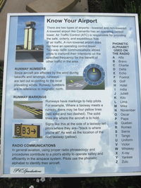  - Know Your Airport info at CMA Aircraft Public View Park - by Doug Robertson