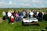  - competetors in the Royal Aero Club air race at Leicester - by Chris Hall