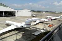  - Singapore's airport for General Aviation. Ex RAF Seletar Air Base & first international airport of Singapore. - by Jean M Braun