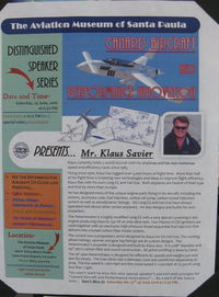  - This event is TONIGHT at the Aviation Museum of Santa Paula-my apologies for the late notice, only seen/read today. View Large. - by Doug Robertson