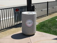  - CMA Aircraft Public View Park, very popular with walkways and has shaded seating-clean and well-kept, put trash here - by Doug Robertson