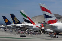  - Mirror, mirror on the wall, which A380 tail is the most beautiful of all? - by Micha Lueck