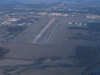  @ Warsaw Municipal Airport - Looking west at pattern altitude - by Bob Simmermon