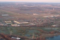  @ Lansing Municipal Airport - Looking SW from 2500 ft. - by Bob Simmermon
