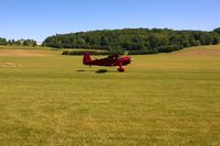  @ Beach City Airport - Nice Howard landing at the Father's Day breakfast fly in at Beach City, Ohio - by Bob Simmermon