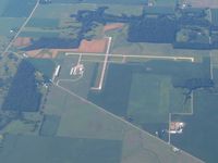  @ Edgar County Airport - Looking north from 10,000 ft. - by Bob Simmermon