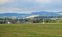  - View westwards along Rwy 27 at Dundee EGPN, a Flybe/Loganair Saab 2000 backtracks to the terminal after arrival from Stansted EGSS - by Clive Pattle