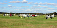  - GA park at Manchester City Airport, Barton EGCB - by Clive Pattle