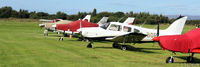  - GA line-up at Manchester City Airport, Barton EGCB - by Clive Pattle