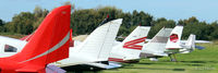  - Tails - at Manchester City Airport, Barton EGCB - by Clive Pattle