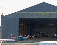  - Look inside a hangar at Manchester City Airport, Barton EGCB - by Clive Pattle