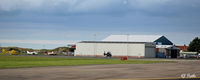  - Western hangar at Blackpool EGNH - by Clive Pattle