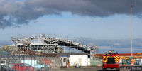  - Building work at Blackpool EGNH, killing off the likliehood larger jet passenger services returning by replacing the historic PAX terminal with a new Learning Centre..... - by Clive Pattle