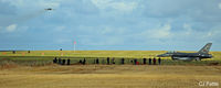  - Spotters and photographers line the fence during Exercise Joint Warrior 16-2 at RAF Lossiemouth EGQS - by Clive Pattle